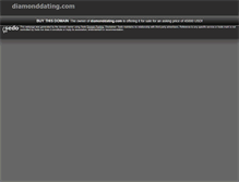 Tablet Screenshot of diamonddating.com